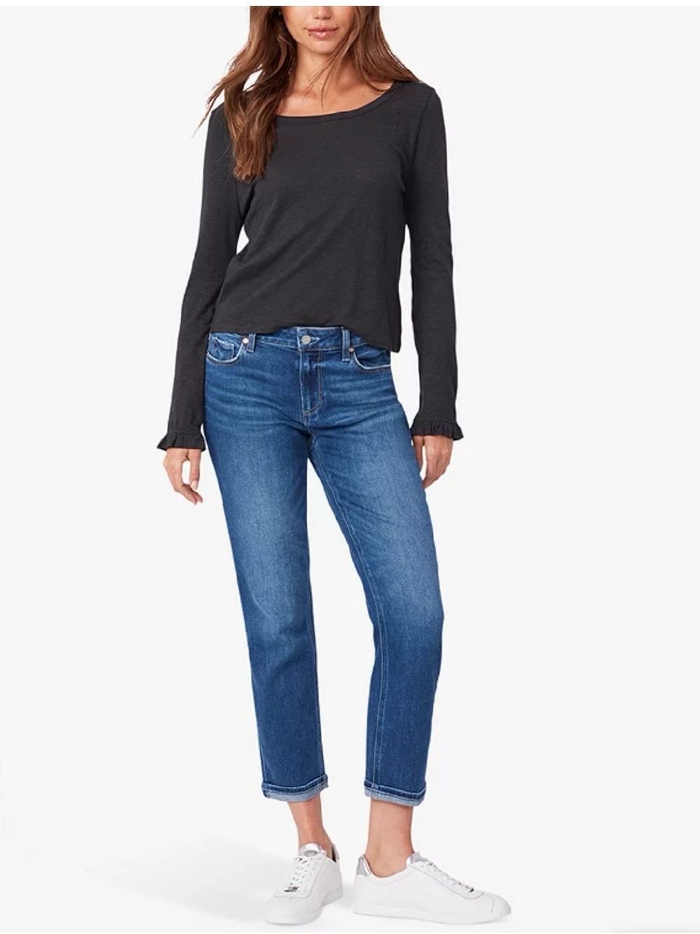 Paige Brigitte Slim Boy Fit Jean – Roam